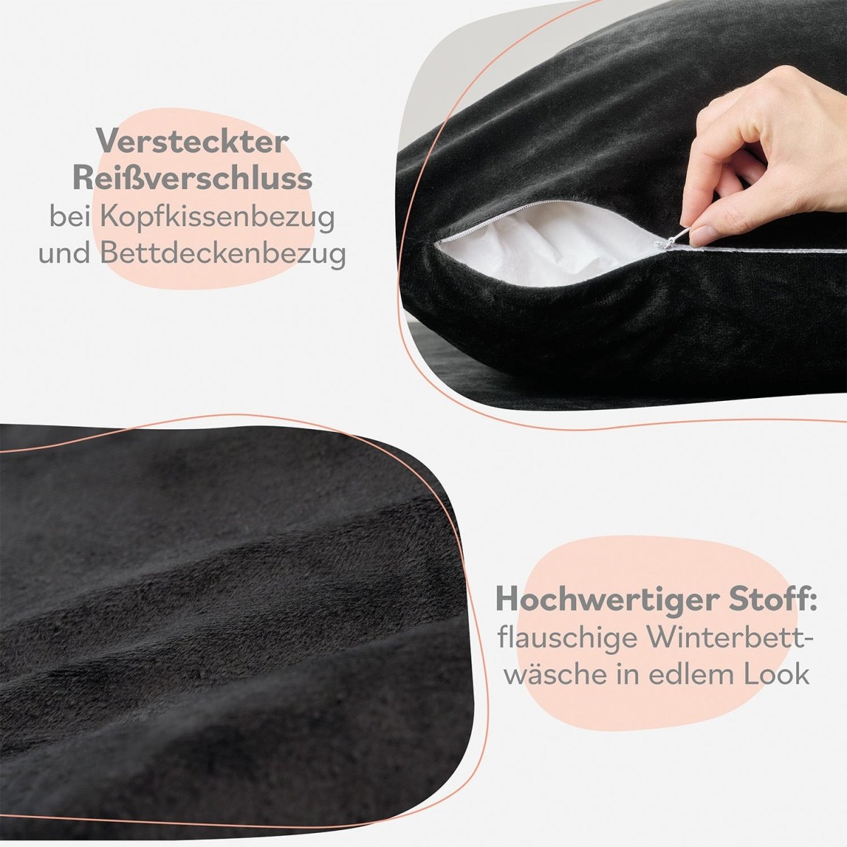 BETTWÄSCHE Forseti Cashmere - Touch - Oeko - Tex - 