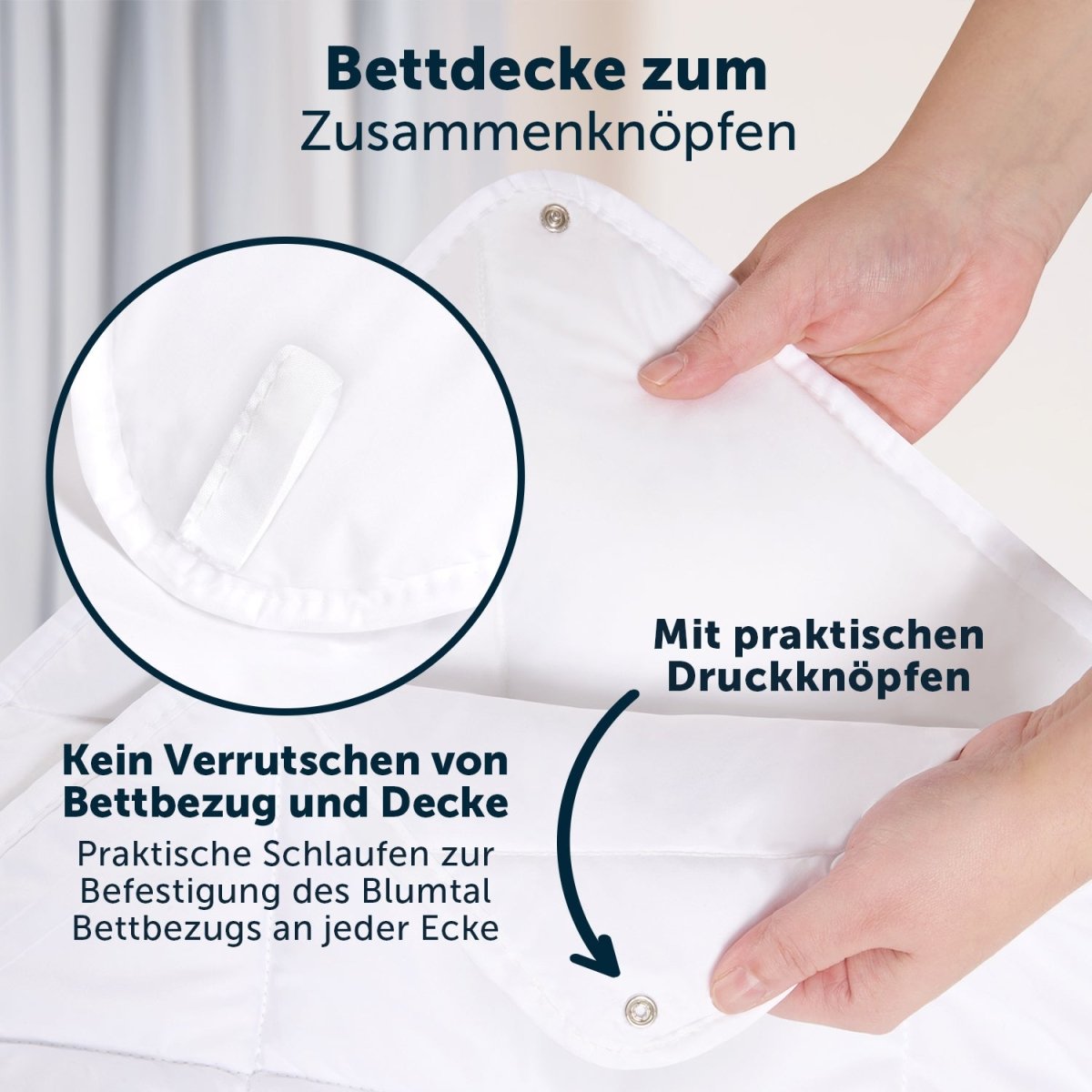 Blumtal BETTDECKEN - 100% Mikrofaser, atmungsaktiv &amp; weich-