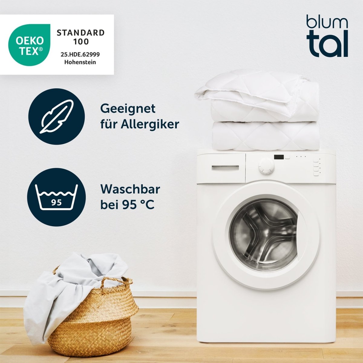 Blumtal BETTDECKEN - 100% Mikrofaser, atmungsaktiv &amp; weich-