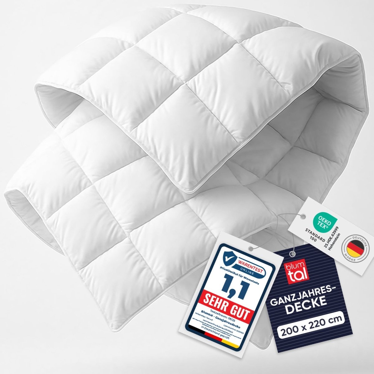 Blumtal BETTDECKEN - 100% Mikrofaser, atmungsaktiv &amp; weich-