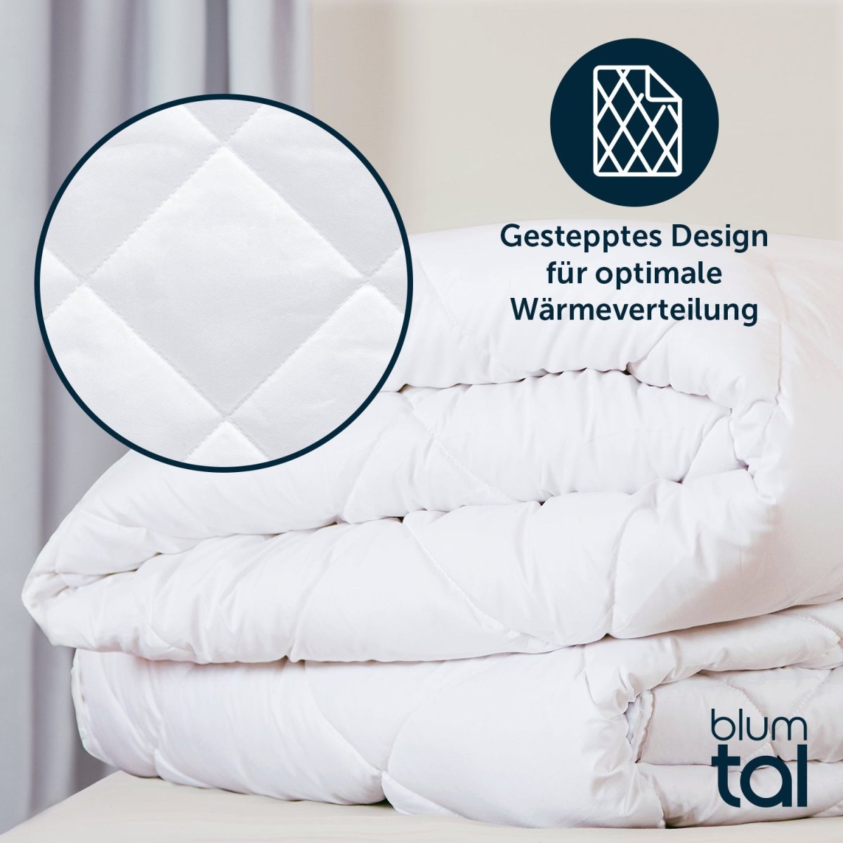 Blumtal BETTDECKEN - 100% Mikrofaser, atmungsaktiv &amp; weich-