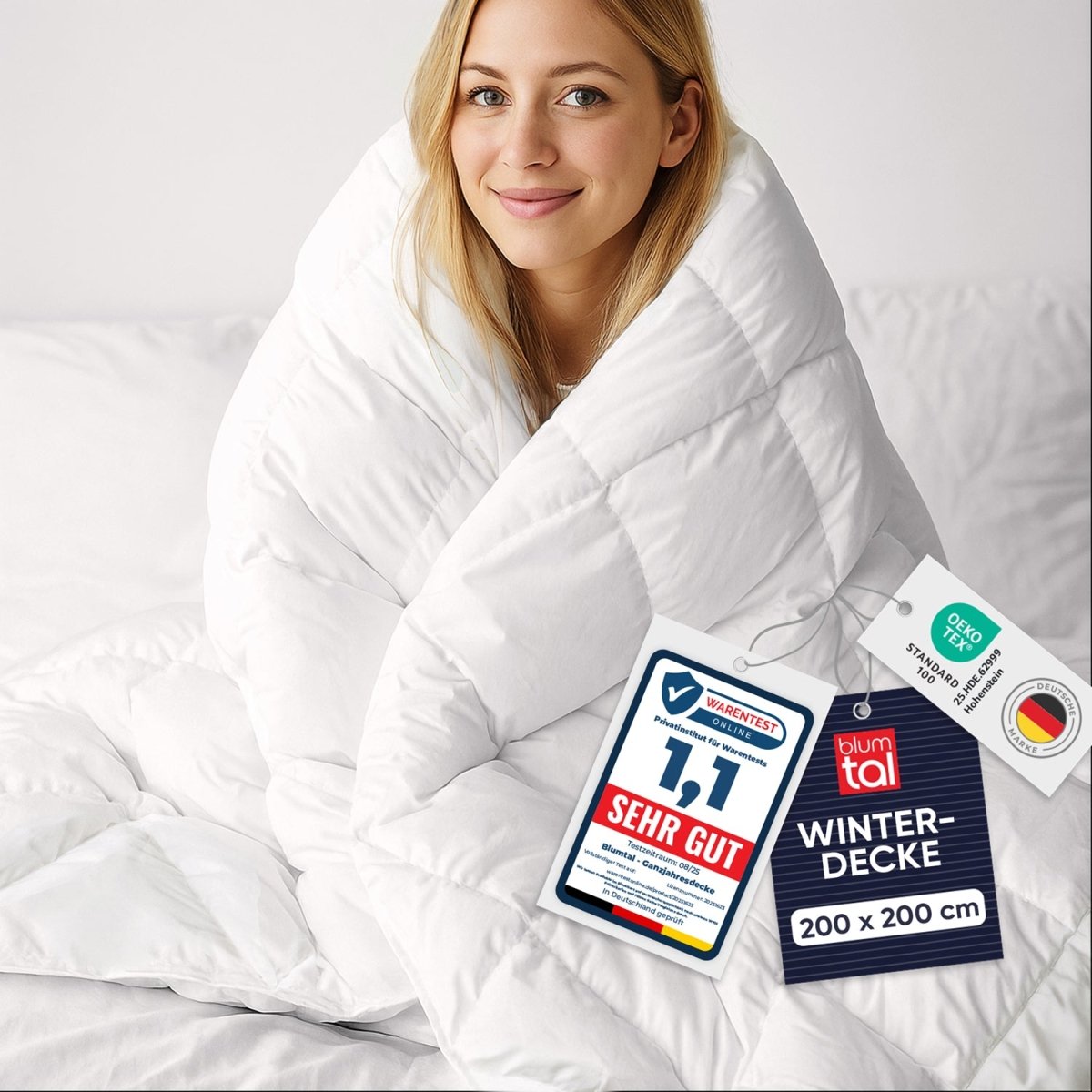 Blumtal BETTDECKEN - 100% Mikrofaser, atmungsaktiv &amp; weich-