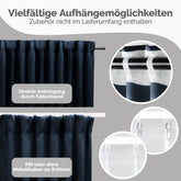Blumtal VERDUNKELUNGSVORHÄNGE mit Kräuselband-
