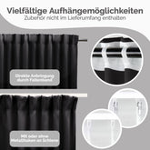 Blumtal VERDUNKELUNGSVORHÄNGE mit Kräuselband-