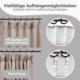 Blumtal VERDUNKELUNGSVORHÄNGE mit Kräuselband-