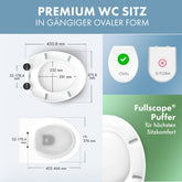DomuSPA TOILETTENDECKEL Brimnes mit Absenkautomatik - 