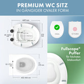 DomuSPA TOILETTENDECKEL Brimnes mit Absenkautomatik - 