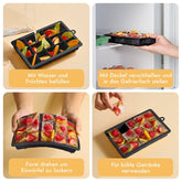 EISWÜRFELFORMEN SILIKON mit Deckel - 3er Set - 