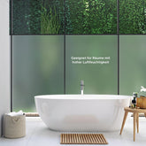 FENSTERFOLIE Strandmon mit Milchglas - Effekt - 