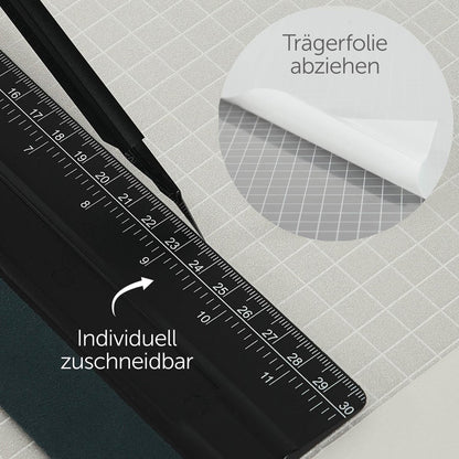 FENSTERFOLIE Strandmon mit Milchglas - Effekt - 