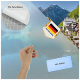 FENSTERFOLIE Strandmon mit Milchglas - Effekt - 