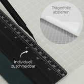 FENSTERFOLIE Strandmon mit Milchglas - Effekt - 