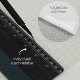 FENSTERFOLIE Strandmon mit Milchglas - Effekt - 