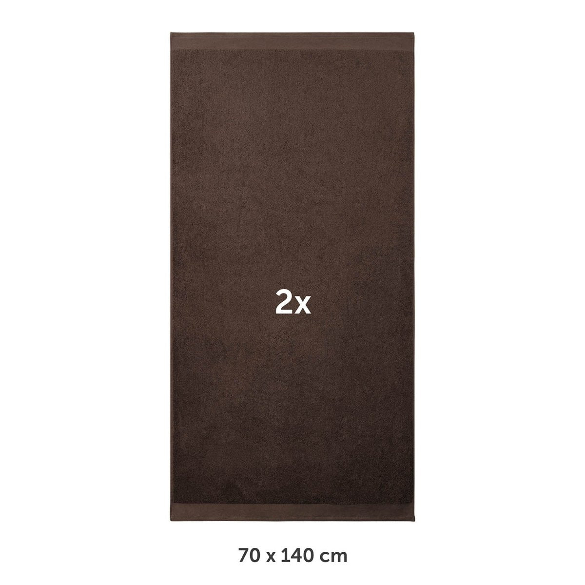 FROTTEE - BADETUCH Set – 2 Stück (70x140cm) - 
