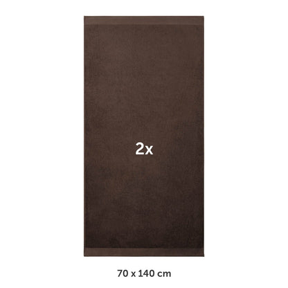 FROTTEE - BADETUCH Set – 2 Stück (70x140cm) - 