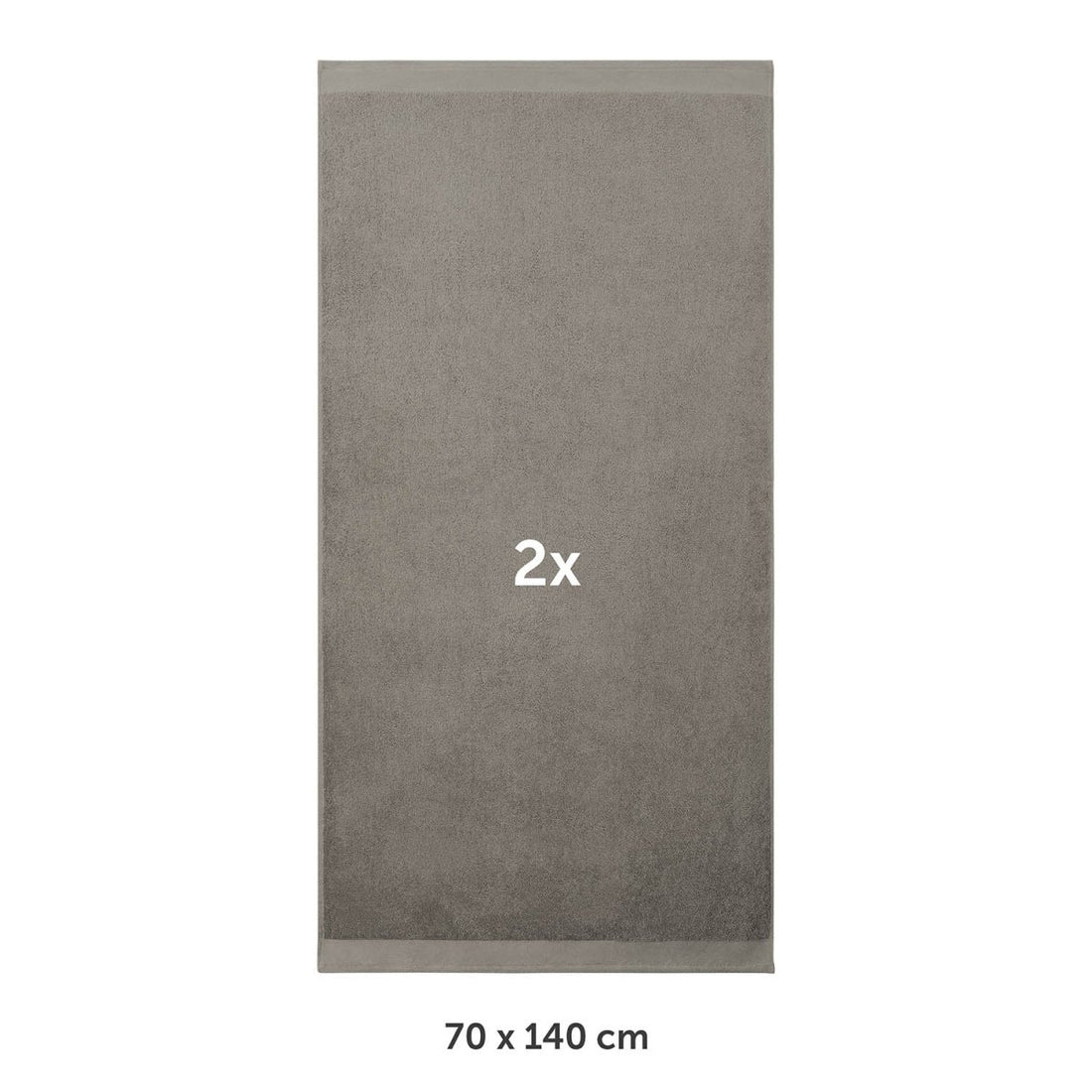 FROTTEE - BADETUCH Set – 2 Stück (70x140cm) - 