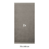 FROTTEE - BADETUCH Set – 2 Stück (70x140cm) - 