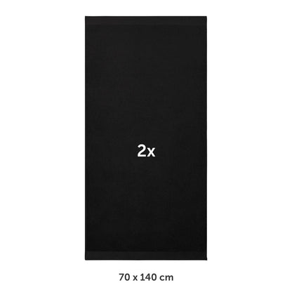 FROTTEE - BADETUCH Set – 2 Stück (70x140cm) - 