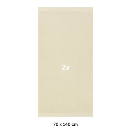 FROTTEE - BADETUCH Set – 2 Stück (70x140cm) - 