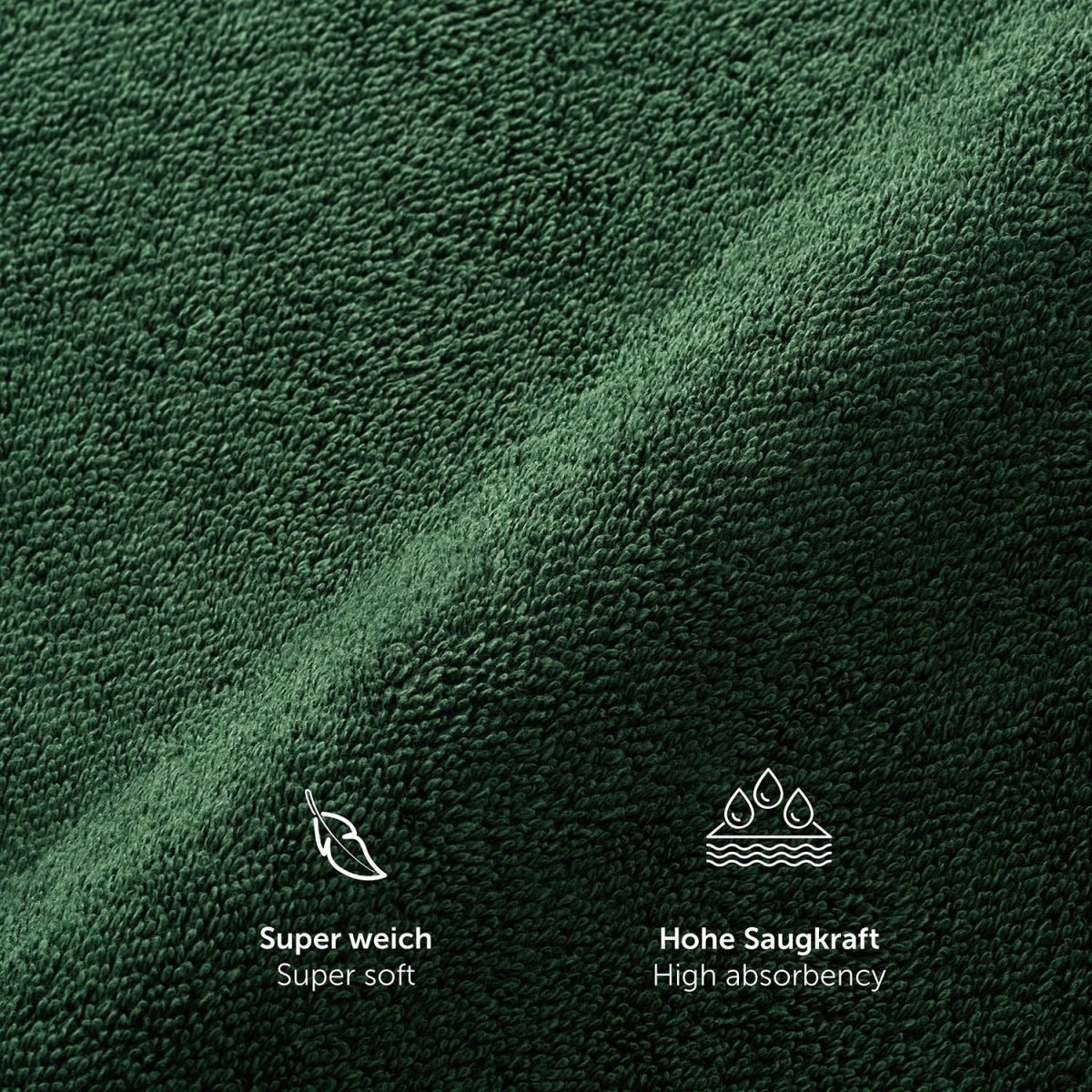 FROTTEE - BADETUCH Set – 2 Stück (70x140cm) - 