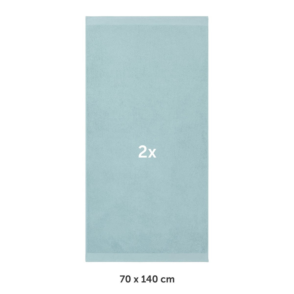 FROTTEE - BADETUCH Set – 2 Stück (70x140cm) - 