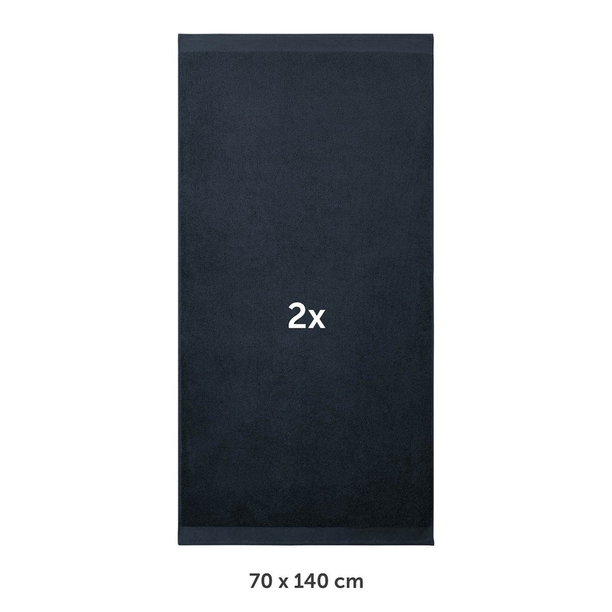FROTTEE - BADETUCH Set – 2 Stück (70x140cm) - 