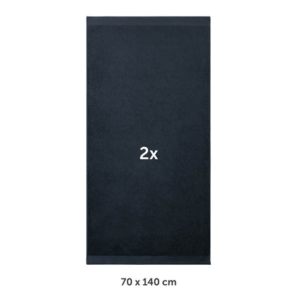 FROTTEE - BADETUCH Set – 2 Stück (70x140cm) - 