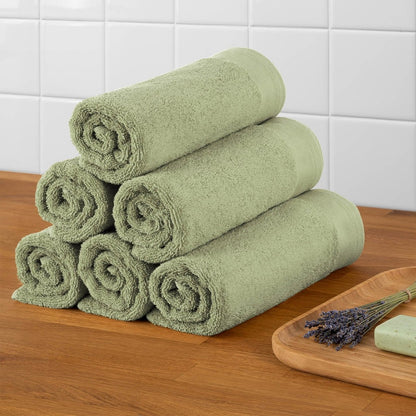 FROTTEE - HANDTUCH Set – 10 - teilig (2 Badetücher, 4 Handtücher, 2 Gästehandtücher, 2 Waschlappen) - 