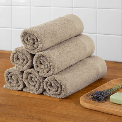 FROTTEE - HANDTUCH Set – 10 - teilig (2 Badetücher, 4 Handtücher, 2 Gästehandtücher, 2 Waschlappen) - 