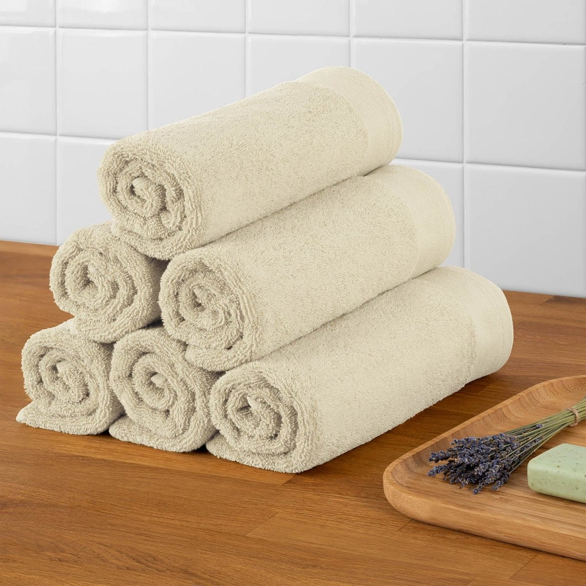 FROTTEE - HANDTUCH Set – 10 - teilig (2 Badetücher, 4 Handtücher, 2 Gästehandtücher, 2 Waschlappen) - 