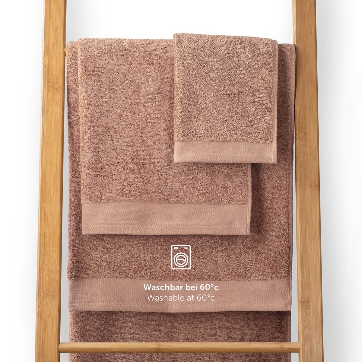 FROTTEE - HANDTUCH Set – 10 - teilig (2 Badetücher, 4 Handtücher, 2 Gästehandtücher, 2 Waschlappen) - 