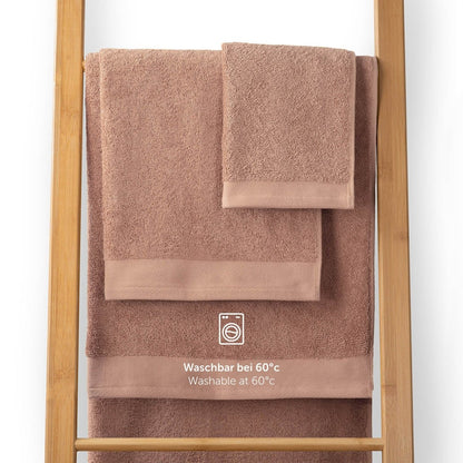 FROTTEE - HANDTUCH Set – 10 - teilig (2 Badetücher, 4 Handtücher, 2 Gästehandtücher, 2 Waschlappen) - 