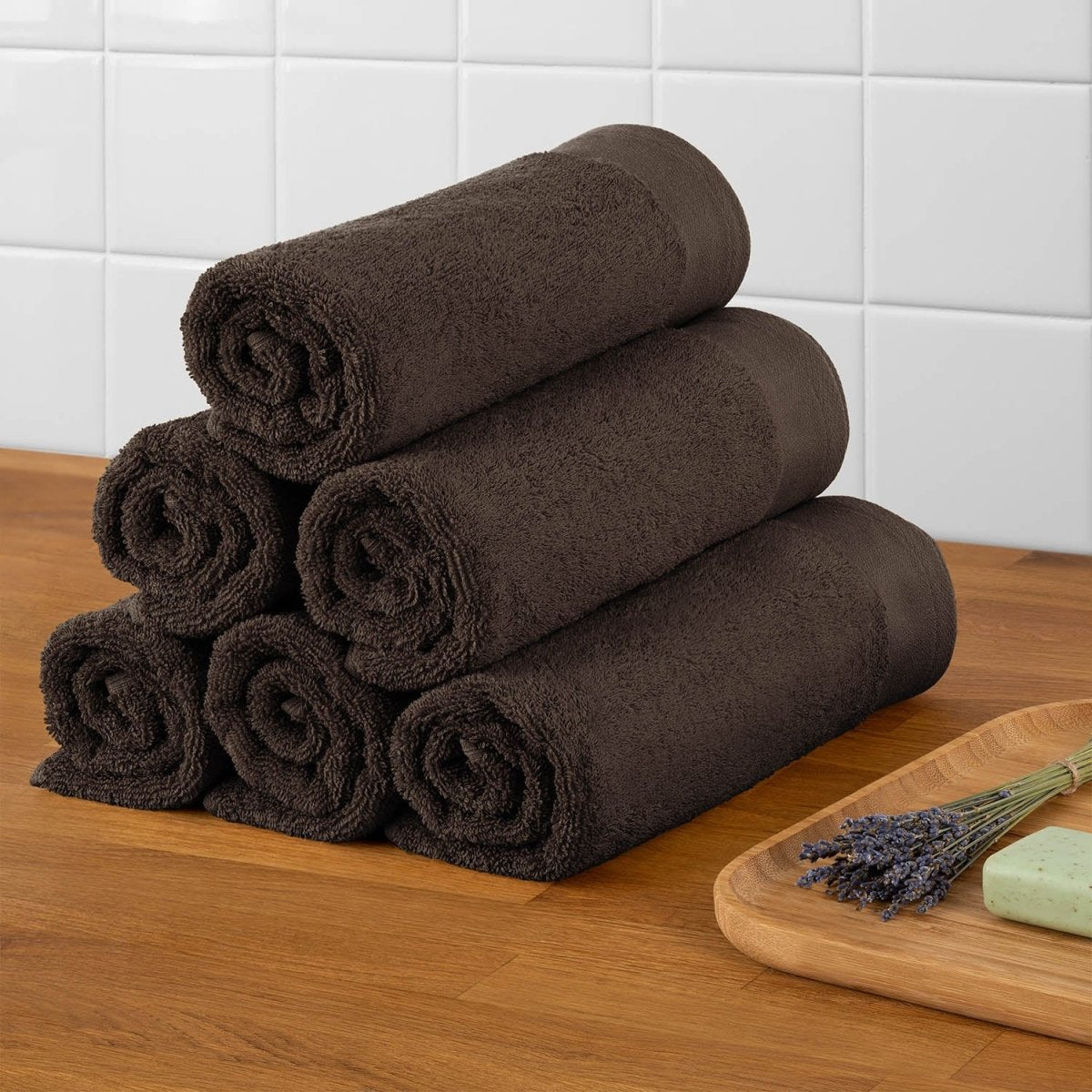 FROTTEE - HANDTUCH Set – 10 - teilig (2 Badetücher, 4 Handtücher, 2 Gästehandtücher, 2 Waschlappen) - 