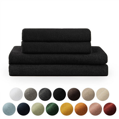 FROTTEE - HANDTUCH Set – 4 - teilig (2 Badetücher, 2 Handtücher) - 