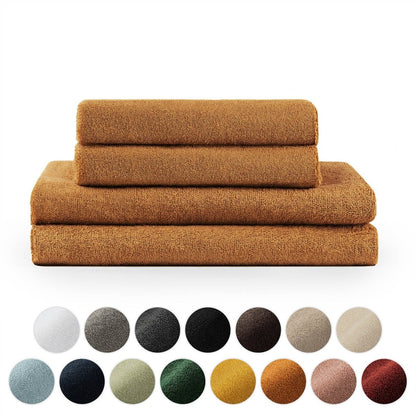 FROTTEE - HANDTUCH Set – 4 - teilig (2 Badetücher, 2 Handtücher) - 