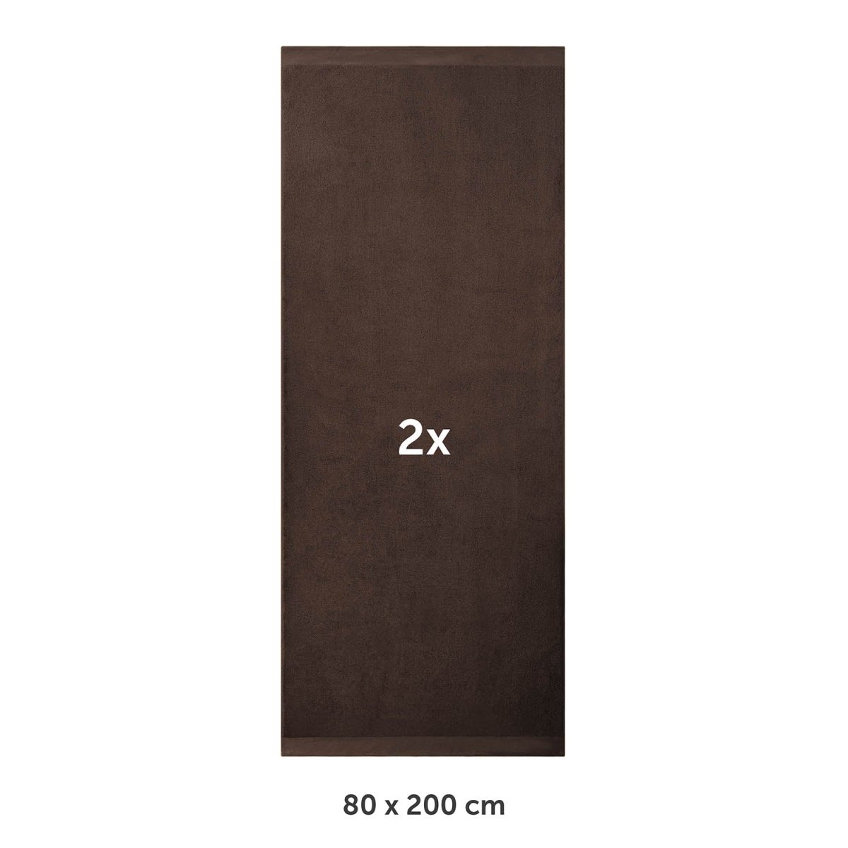 FROTTEE - SAUNATUCH Set – 2 Stück (80x200cm) - 