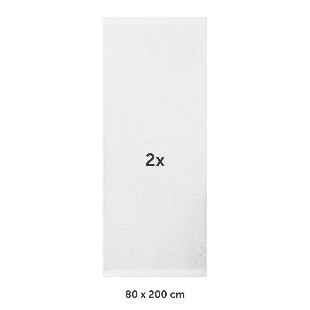 FROTTEE - SAUNATUCH Set – 2 Stück (80x200cm) - 
