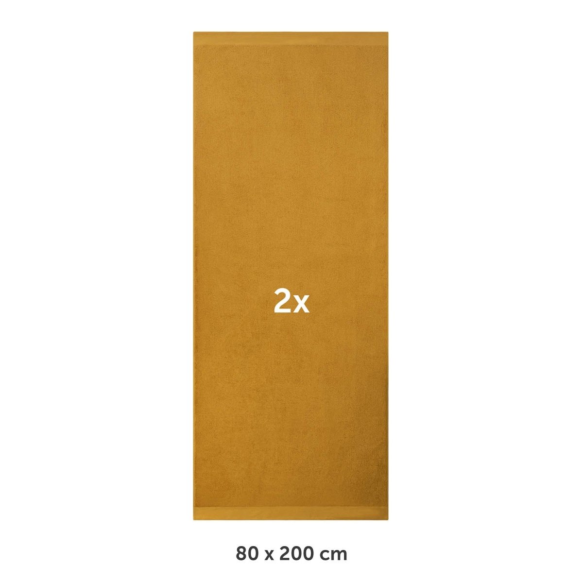 FROTTEE - SAUNATUCH Set – 2 Stück (80x200cm) - 