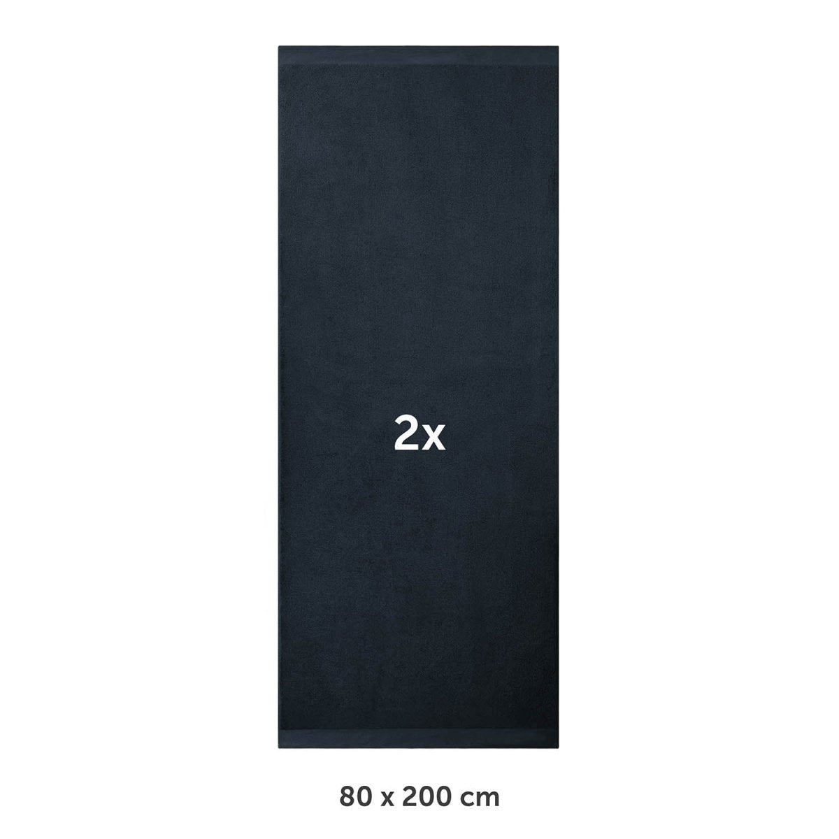 FROTTEE - SAUNATUCH Set – 2 Stück (80x200cm) - 