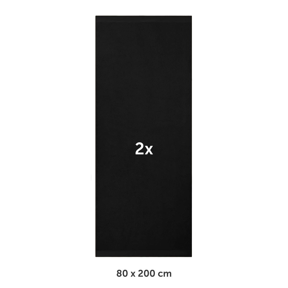 FROTTEE - SAUNATUCH Set – 2 Stück (80x200cm) - 
