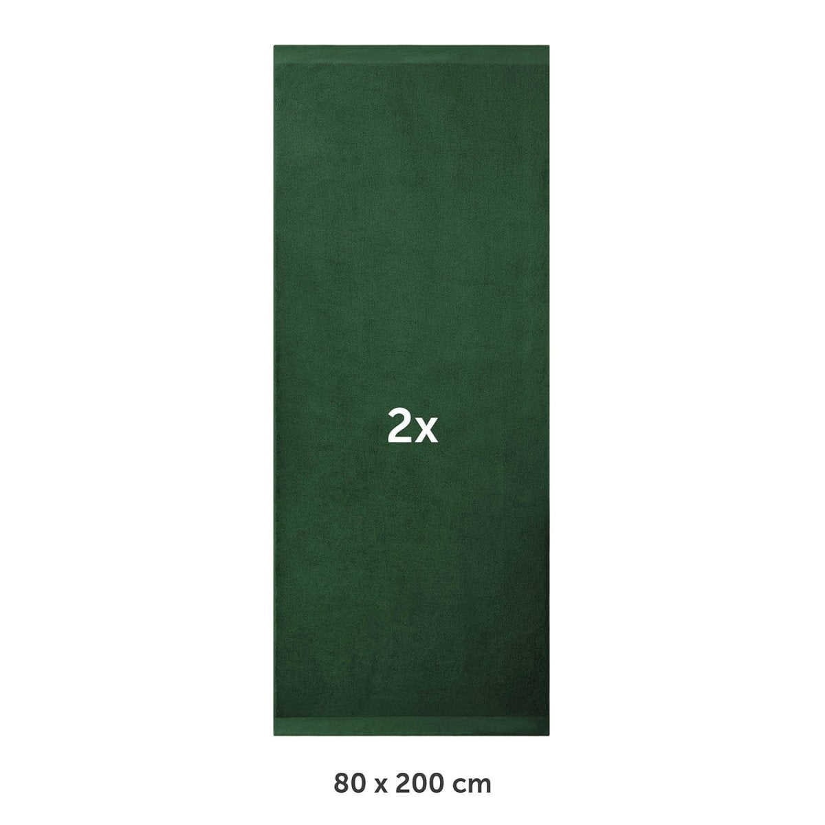 FROTTEE - SAUNATUCH Set – 2 Stück (80x200cm) - 