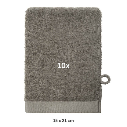 FROTTEE - WASCHLAPPEN Set – 10 Stück - 