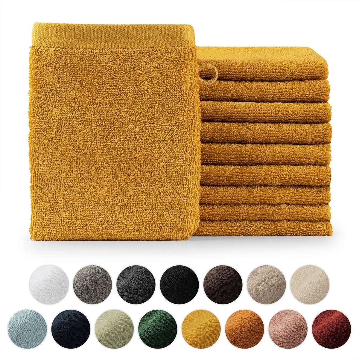 FROTTEE - WASCHLAPPEN Set – 10 Stück - 