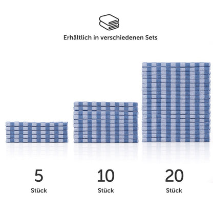 Geschirrtuch-Set verschiedener Stückzahlen