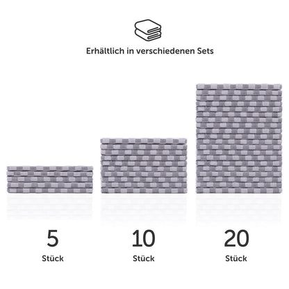 Geschirrtuch-Set verschiedener Stückzahlen