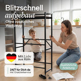 Getränkekistenregal Halldor mit Ablage & Holzoptik - 