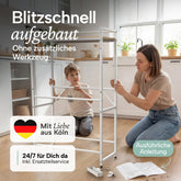 Getränkekistenregal Halldor mit Ablage & Holzoptik - 