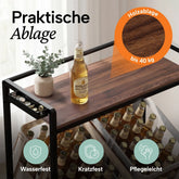 Getränkekistenregal Halldor mit Ablage & Holzoptik - 