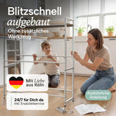 Getränkekistenregal Halldor mit Ablage & Holzoptik - 