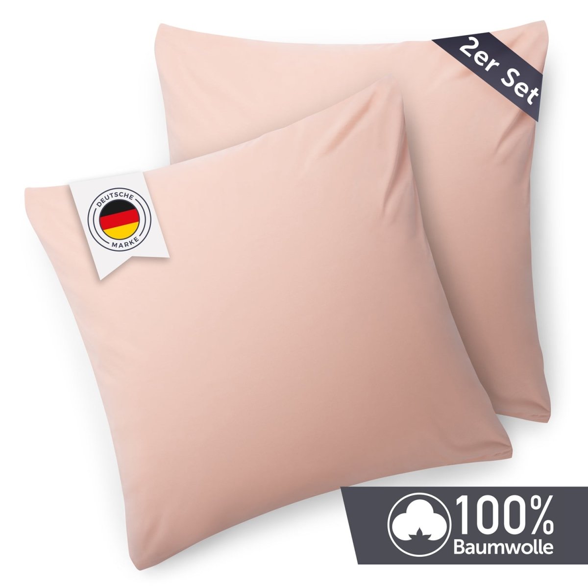 KISSENBEZUG Agneta - im 2er Set - Oeko - Tex Zertifiziert - 